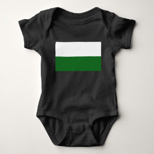 Flag of Saxony (German State) Baby Bodysuit