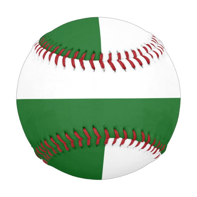 Flag of Saxony (German State) Baseball (Front)