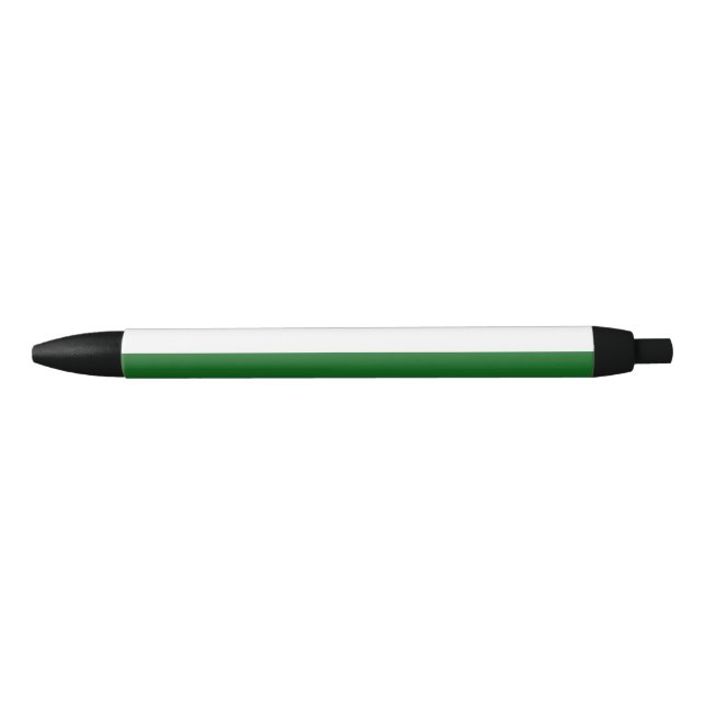 Flag of Saxony (German State) Black Ink Pen (Front)