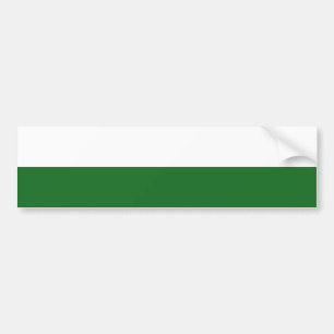 Flag of Saxony (German State) Bumper Sticker