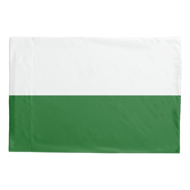Flag of Saxony (German State) Pillowcase (Back)