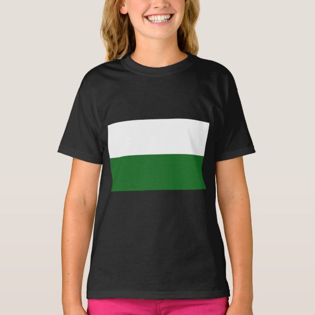 Flag of Saxony (German State) T-Shirt (Front)