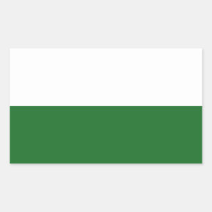 Flag of Saxony Rectangular Sticker