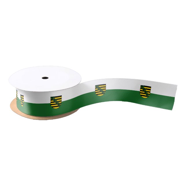 Flag of Saxony Satin Ribbon (Spool)