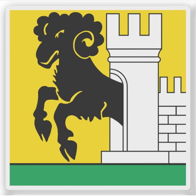 Flag of Schaffhausen, Switzerland (Front)