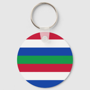 Flag of Schiermonnikoog Key Ring