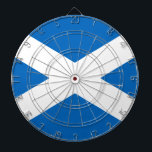 Flag of Scotland - Bratach na h-Alba Dartboard<br><div class="desc">Flag of Scotland - Bratach na h-Alba - Banner o Scotland - Saint Andrew's Cross - Saltire</div>