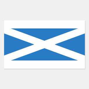Flag of Scotland - Bratach na h-Alba Rectangular Sticker