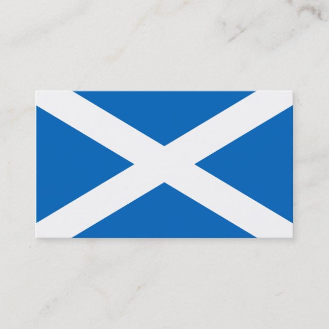 Flag of Scotland business cards (Front)