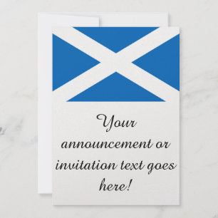Flag of Scotland Invitation
