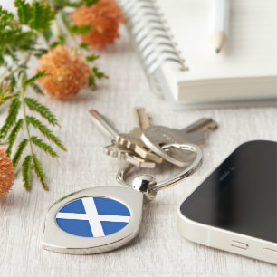 Flag of Scotland Key Ring