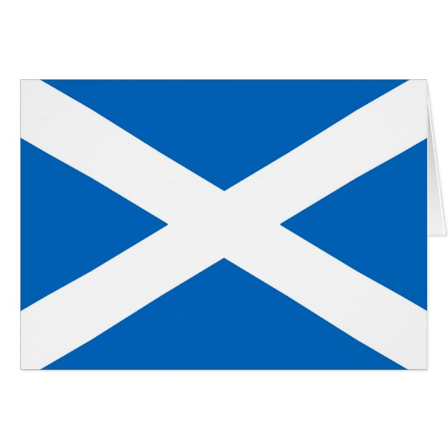 Flag of Scotland or Saltire (Front Horizontal)