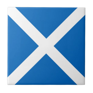 Flag of Scotland or Saltire Ceramic Tile