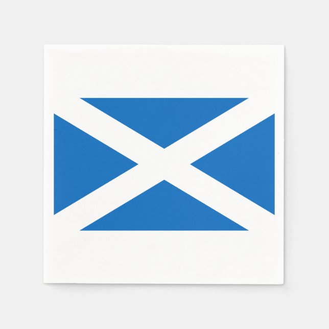 Flag of Scotland Paper Napkins (Front)