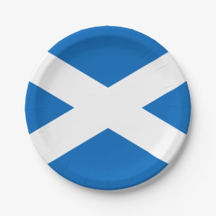 Flag of Scotland Paper Plates