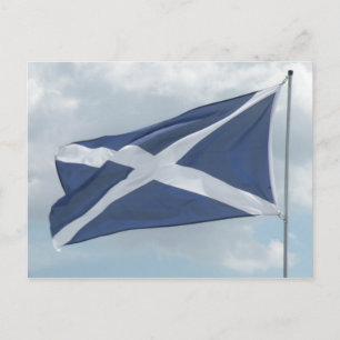 Flag of Scotland postcard