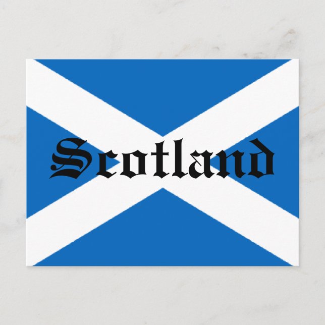 Flag of Scotland Postcard (Front)