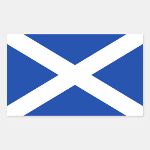 Flag of Scotland Saltire - High Quality Image Rectangular Sticker