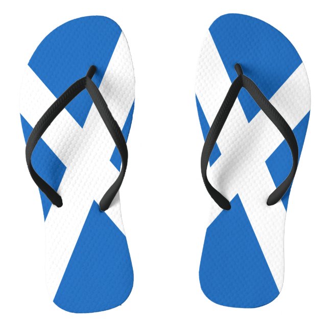 Flag of Scotland Thongs (Footbed)