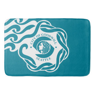 Flag of Seattle (Washington) Bath Mat