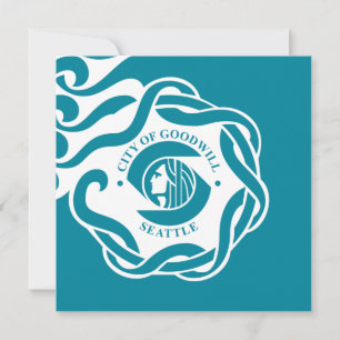 Flag of Seattle (Washington) Card
