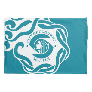Flag of Seattle (Washington) Pillowcase