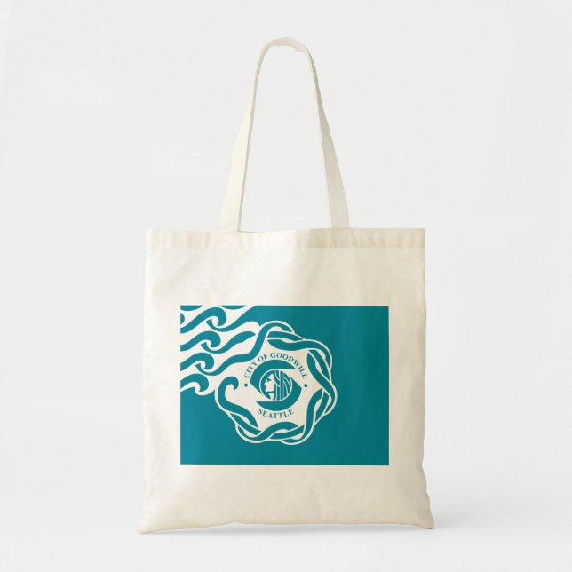 Flag of Seattle (Washington) Tote Bag (Front)