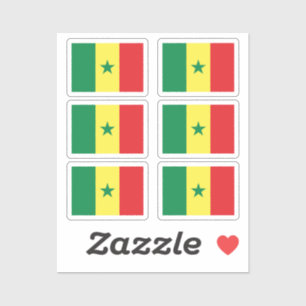 Flag of Senegal Collection pack of 6