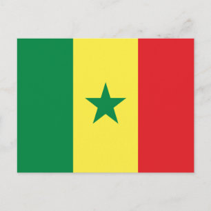 Flag of Senegal Postcard