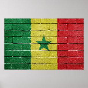 Flag of Senegal Poster