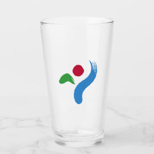 Flag of Seoul (South Korea) Glass