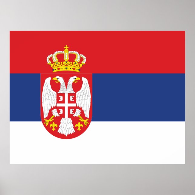 Flag of Serbia Poster (Front)