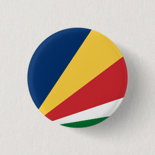 Flag of Seychelles 3 Cm Round Badge