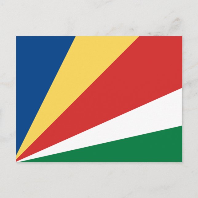 Flag of Seychelles Postcard (Front)