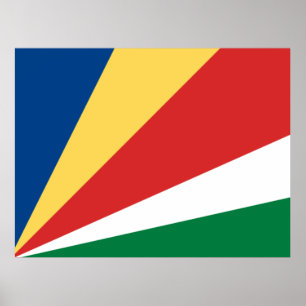 Flag of Seychelles Poster