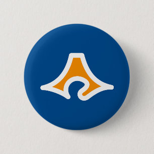 Flag of Shizuoka Prefecture, Japan 6 Cm Round Badge