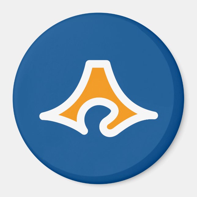 Flag of Shizuoka Prefecture, Japan Magnet (Front)