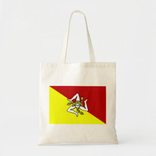 Flag of Sicily Tote Bag