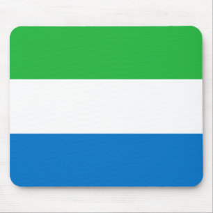 Flag of Sierra Leone Mouse Pad