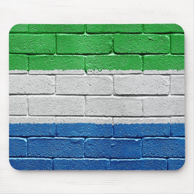 Flag of Sierra Leone Mouse Pad (Front)