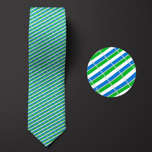 Flag of Sierra Leone Pattern Tie (Creator Uploaded)
