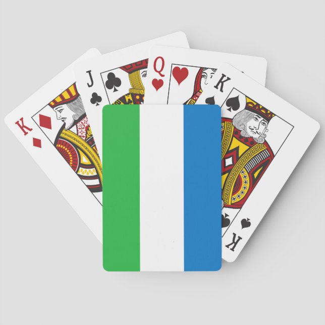 Flag of Sierra Leone Playing Cards (Back)