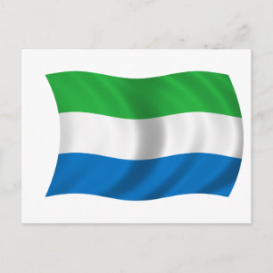 Flag of Sierra Leone Postcard