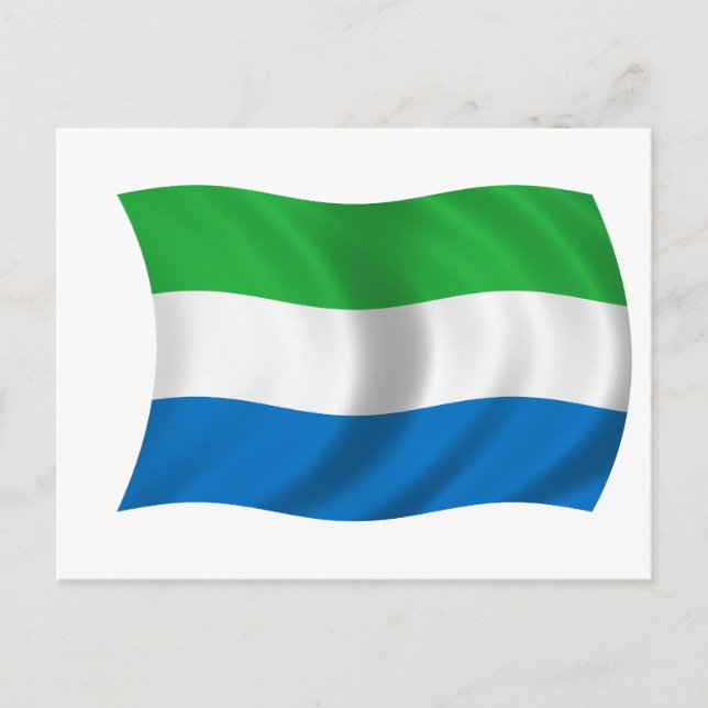 Flag of Sierra Leone Postcard (Front)