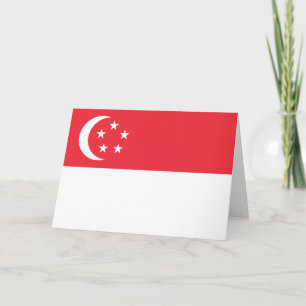 Flag of Singapore Card