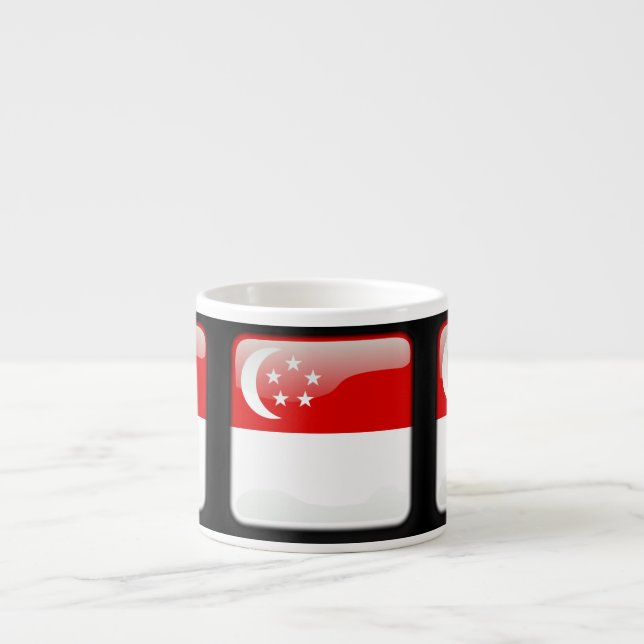 Flag of Singapore Espresso Cup (Front)