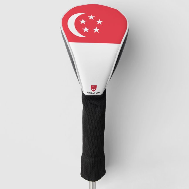 Flag of Singapore Golf Head Cover (Front)