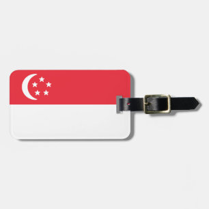 Flag of Singapore Luggage Tag