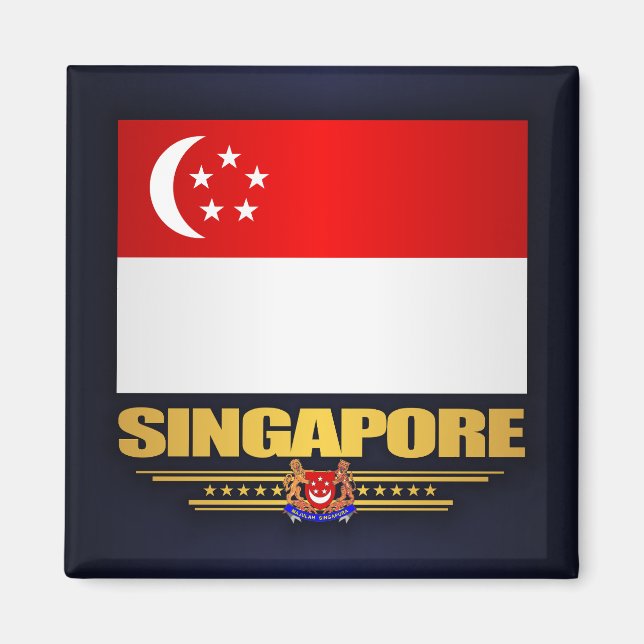 Flag of Singapore Magnet (Front)