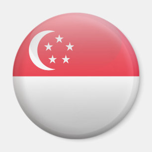 Flag of Singapore Magnet